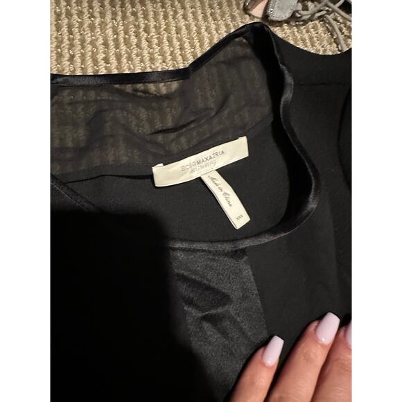 BCBGMAXAZRIA Women's Colorblocked Sheat Dress Size XXS NWT - Picture 3 of 3